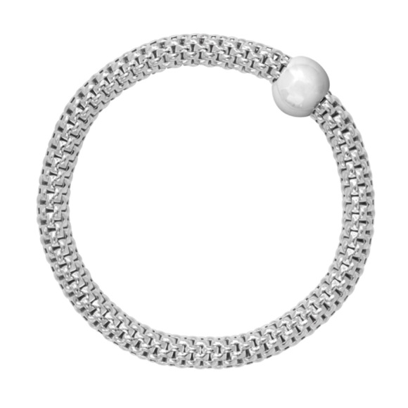 Silpada Vintage Sterling Silver Stunning Chic Stretch Bracelet 2.5 inch diameter - Picture 7 of 14